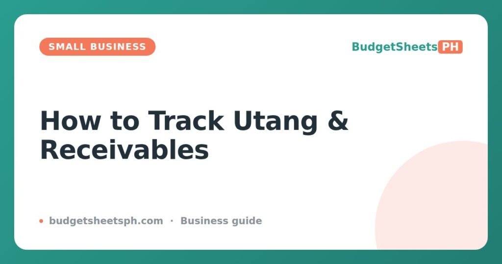 How to Track Receivables from Suki: Utang Tracker Guide