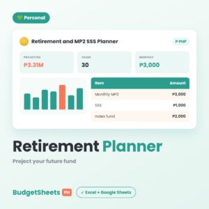Retirement and MP2 SSS Planner — BudgetSheets PH